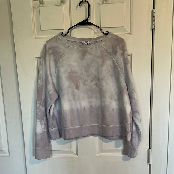 Joy Lab Purple Tye Dye cropped crewneck XL - Picture 1 of 3